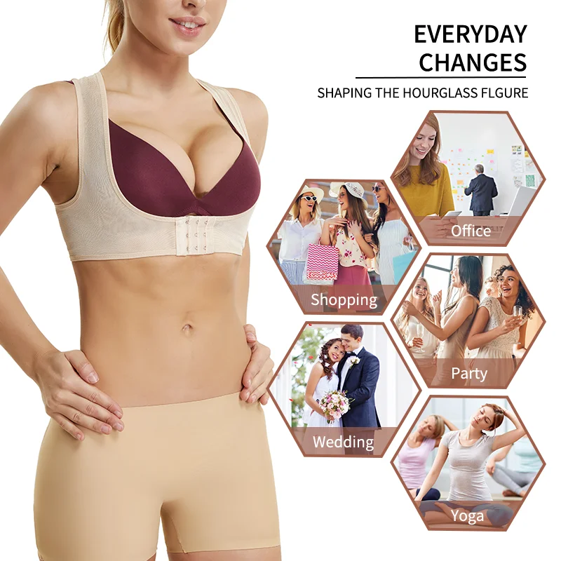 Invisible Body Shaper Corset Women Chest Posture Corrector MISS MOLY Back Shoulder Support Brace Health Care Posture Correction