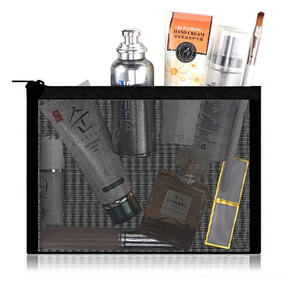 Сетчатая косметичка дорожные сумки для хранения косметики женская портативная