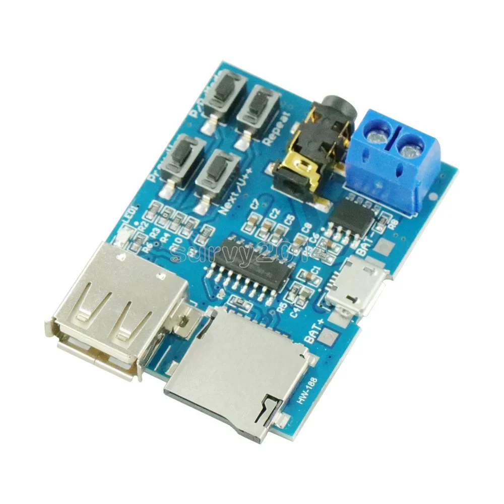 

TF-карта U-Disk MP3 Плата декодера с форматом Module Расшифровка усилителей Audio Player NEW