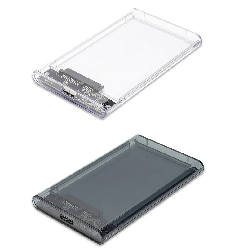 Картридж для жесткого диска ПК прозрачный корпус высокоскоростной USB 3 0 Type C 2 5 SATA