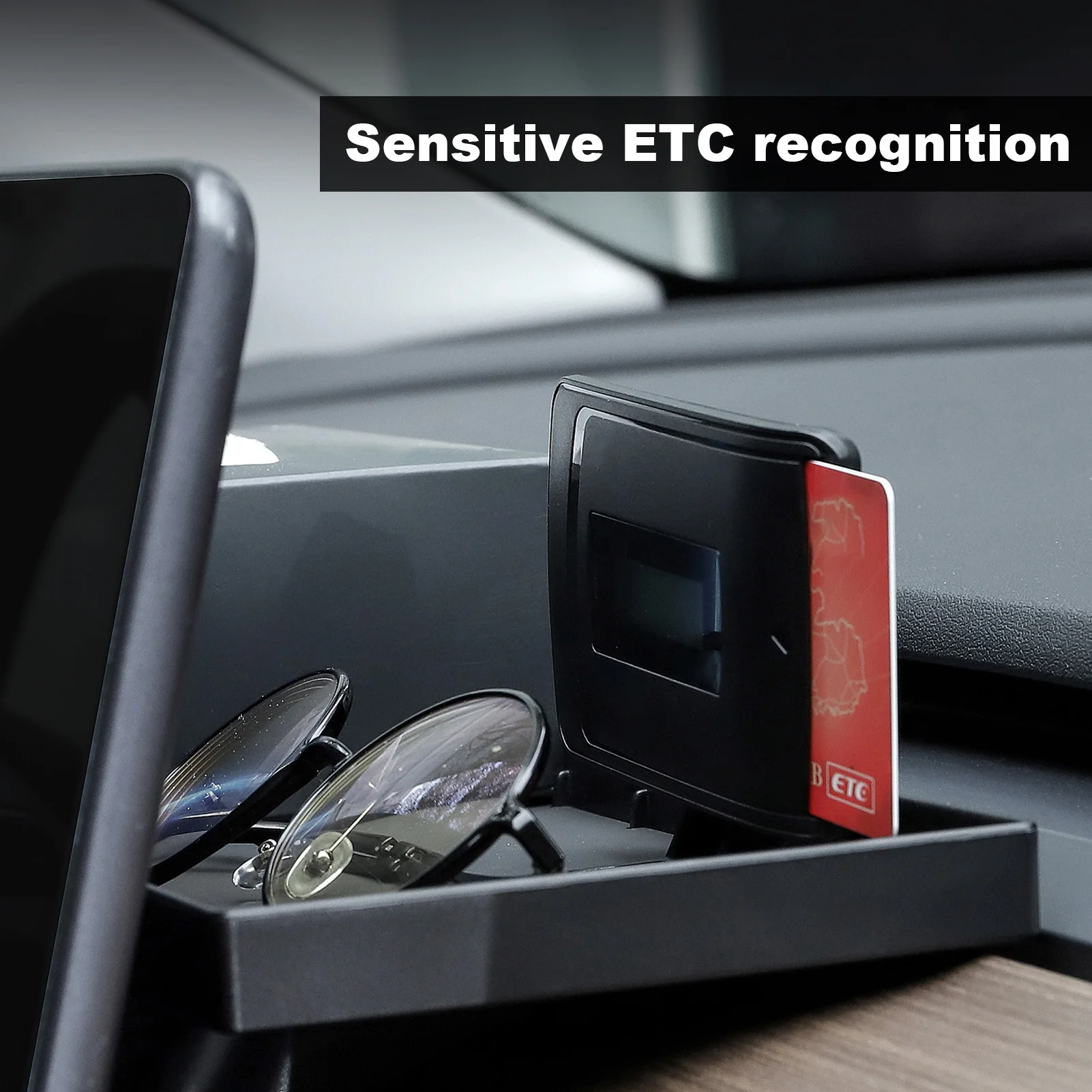 

Tissue Holder For Model 3/Y ETC Bracket Screen Concealed Storage Box Magnetic Storage Tray Removable Car Dashboard Decor Tray