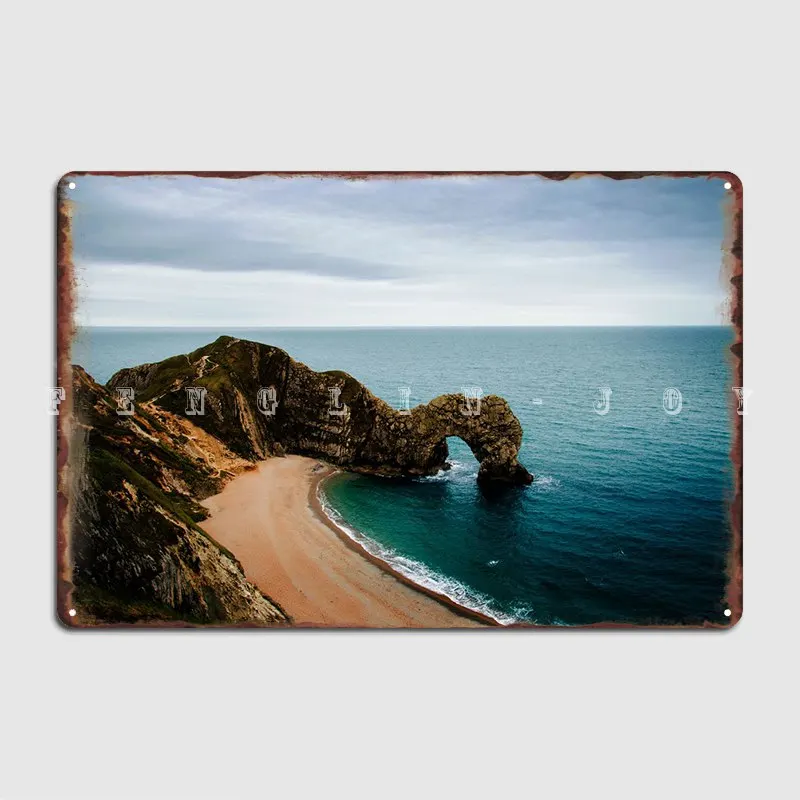 

Durdle Door Poster Metal Plaque Poster Wall Club Party Custom Tin Sign Poster