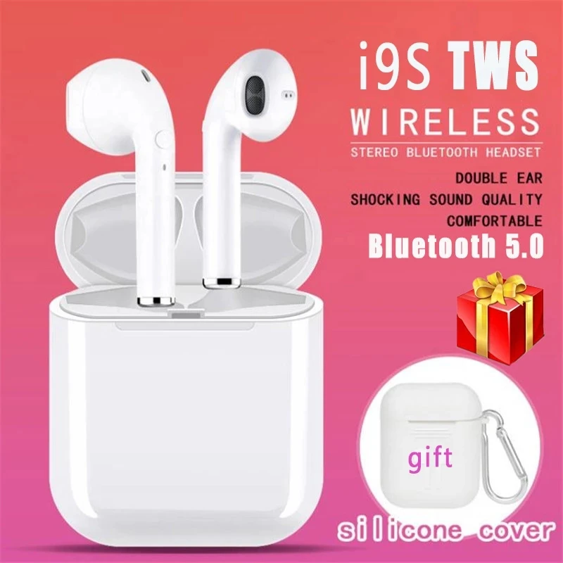 

2022 I9s TWS Bluetooth 5.0 Earphone Wireless Headphones Earphones Stereo Sound Earbuds Headset With Charging Box For Smart Phone