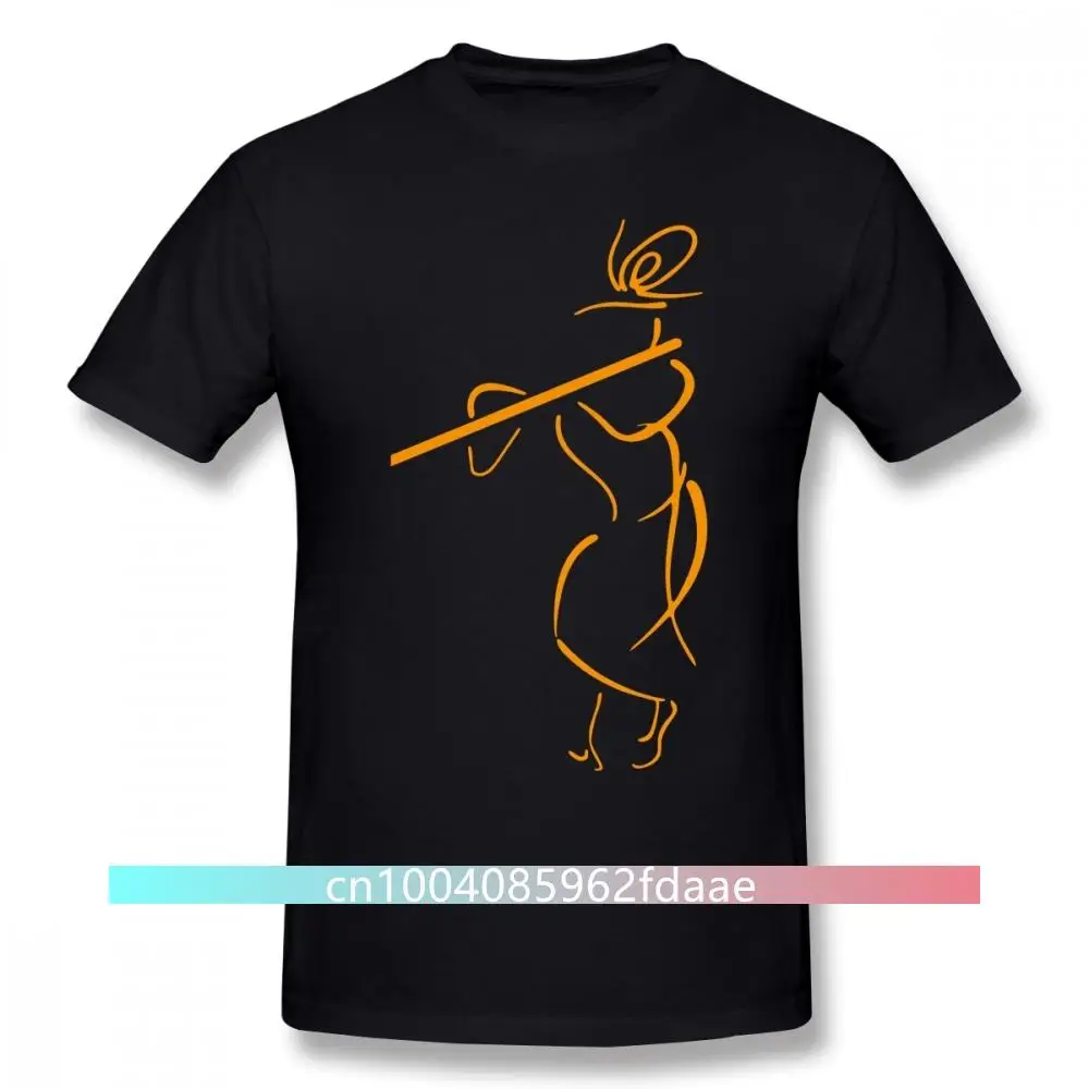 

Krishna T Shirt Krishna Hare Krishna T-Shirt Awesome Men Tee Shirt 100% Cotton Oversize Streetwear Short-Sleeve Graphic Tshirt