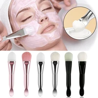 beauty facial mask brush skin care brush spa silicone double head facial mask face massager beauty for face cleanser brush