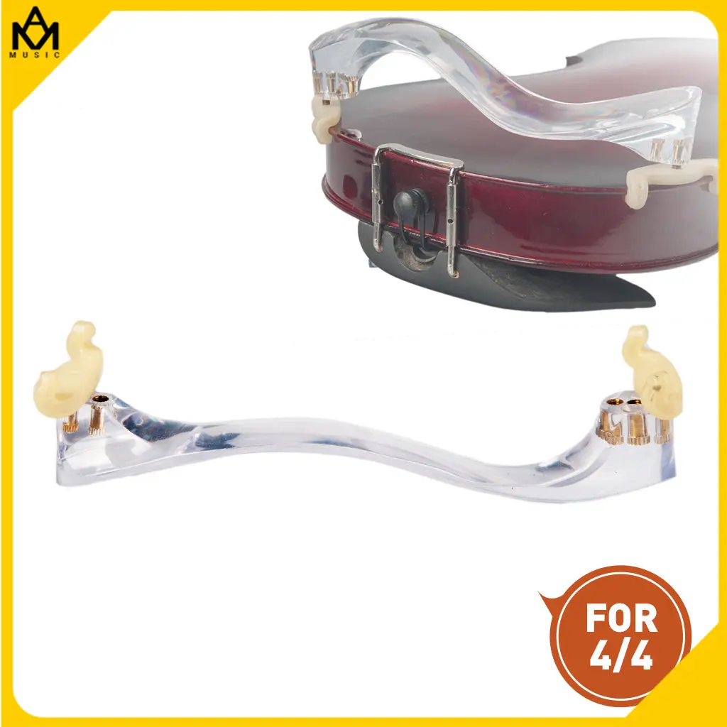 Violin Shoulder Rest Crystal 4/4 3/4 Parts & Accessories New For |