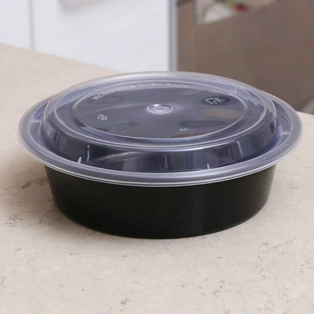 10PCS 720ML Lunch Containers Takeout Box Meal Box Takeaway Containers Containers Lunch Boxes