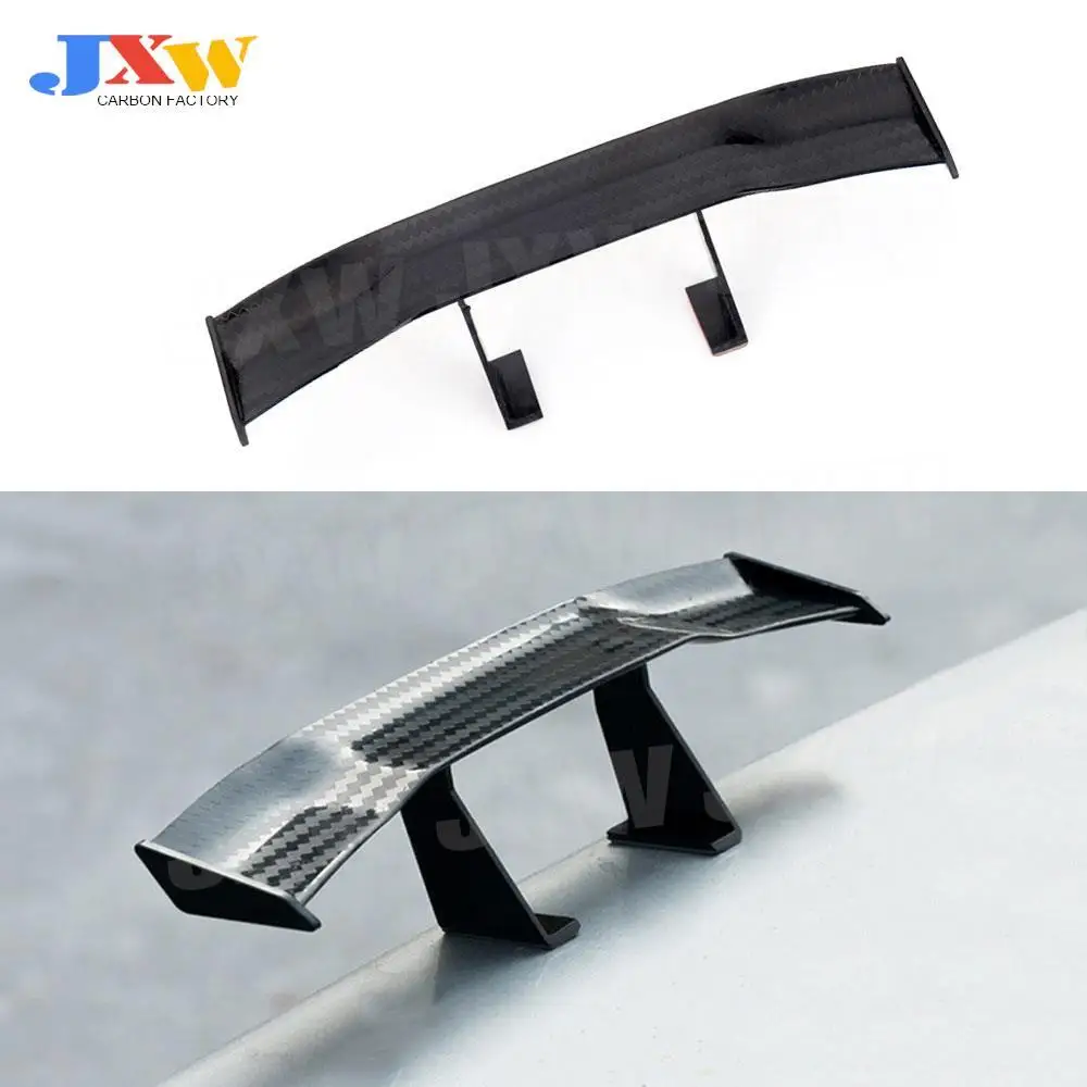 Universal GT Style Mini Spoiler Carbon Look Car Small Rear Trunk Boot Wing Exterior Funny Accessories Decoration Stickers
