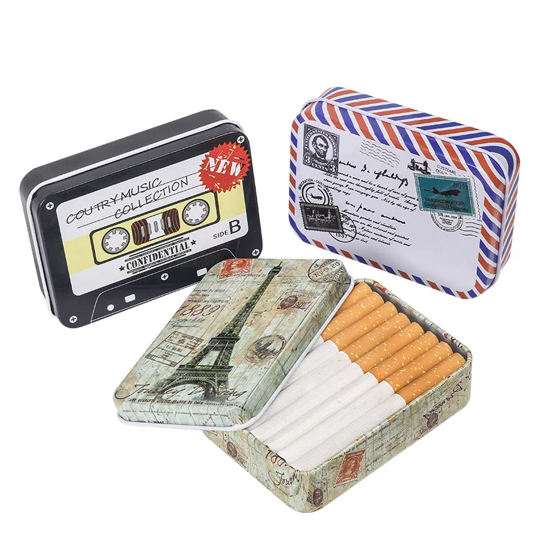 

Creative CigaretteTobacco Box Dual Purpose Storage Cigarette Case Portable Anti Pressure and Anti Sweat Smoking Accessories