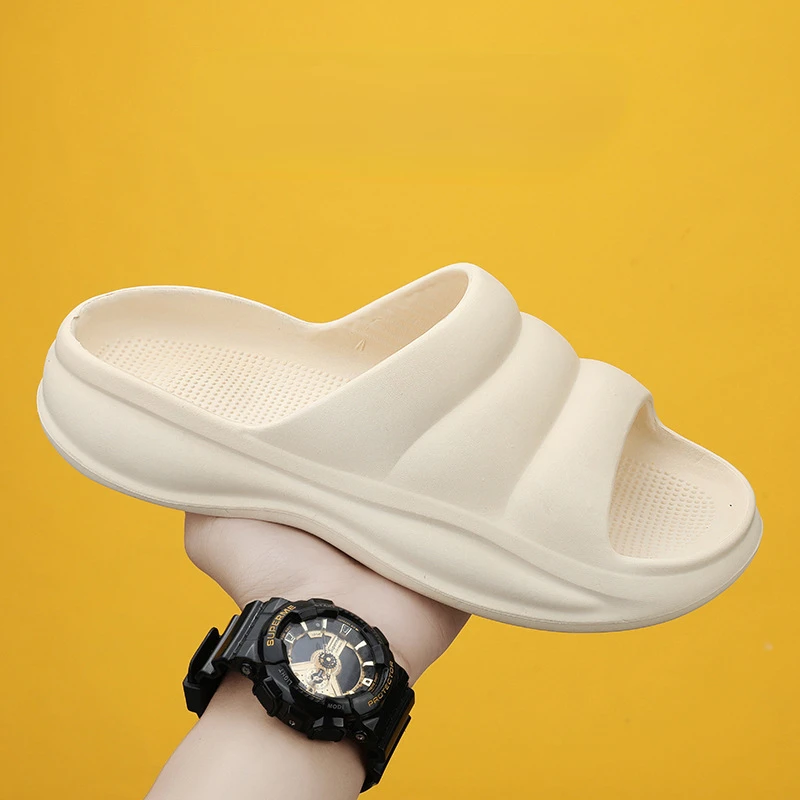 

Beach Slippers Women Large Size EVA Ladies Shoes Summer Outdoor Sandals Fashion Fish Mouth Slippers Outdoor Casual Slides 2023