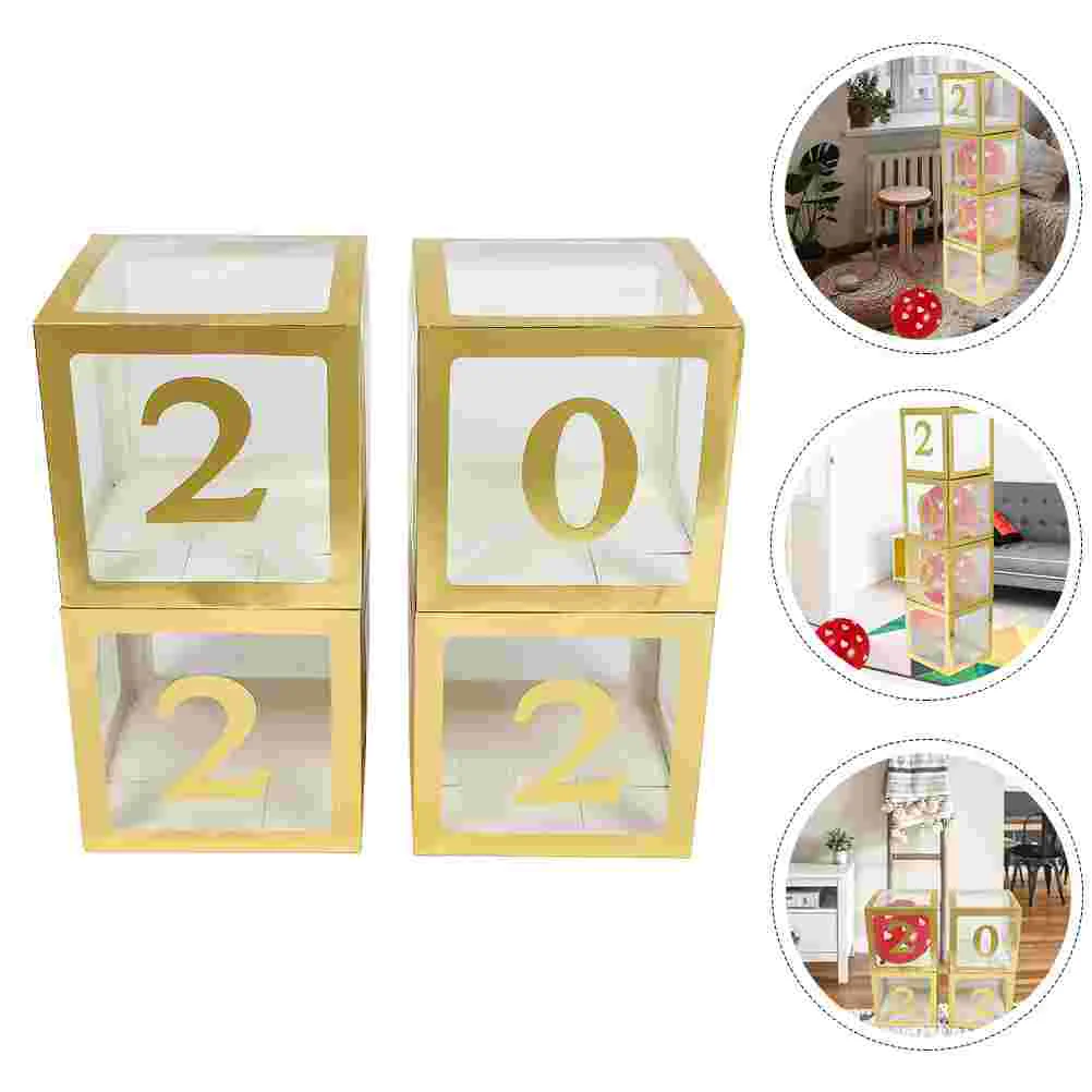 

1 set of Graduation Theme Balloons Boxes Scene Layout Prop Balloon for Party 2022