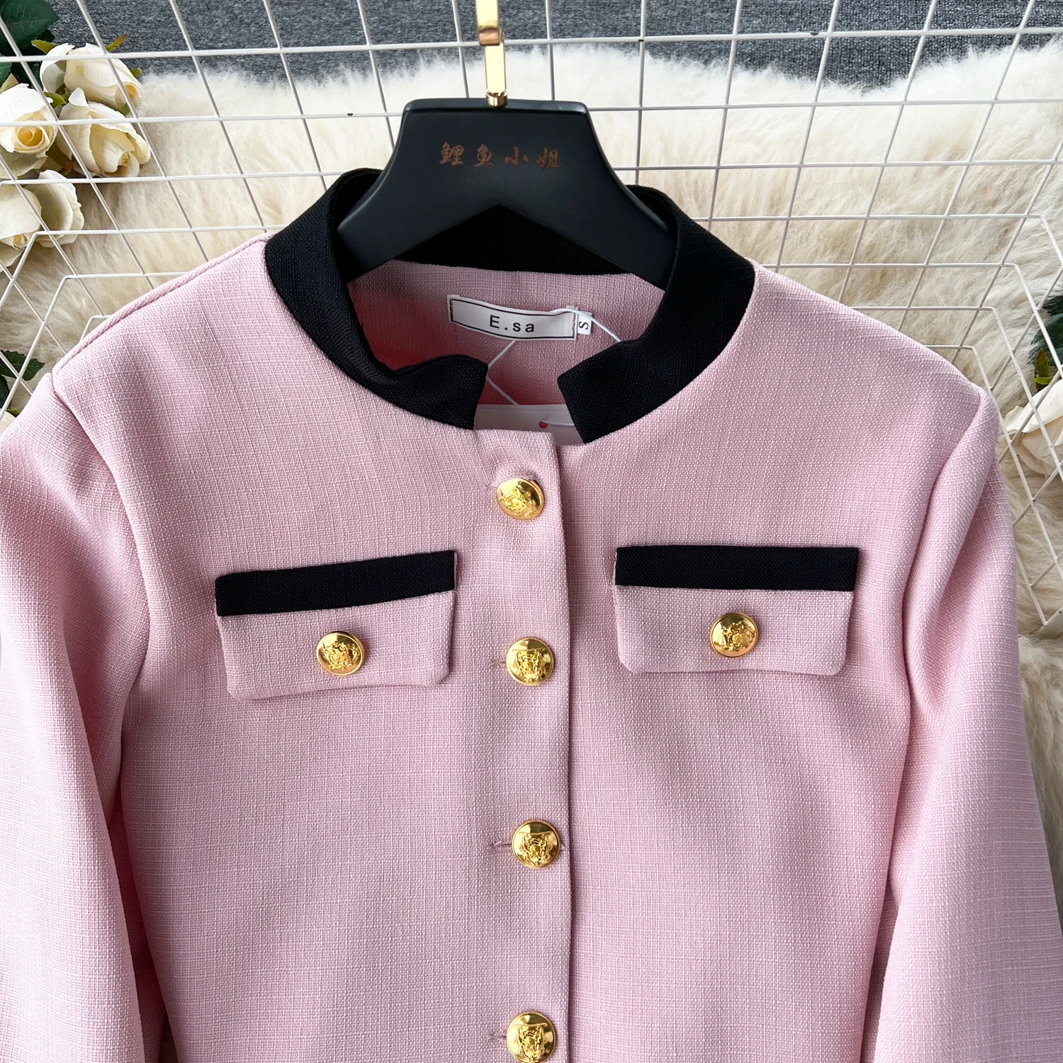 Женский комплект из двух предметов привлекательный однобортный Топ с длинным