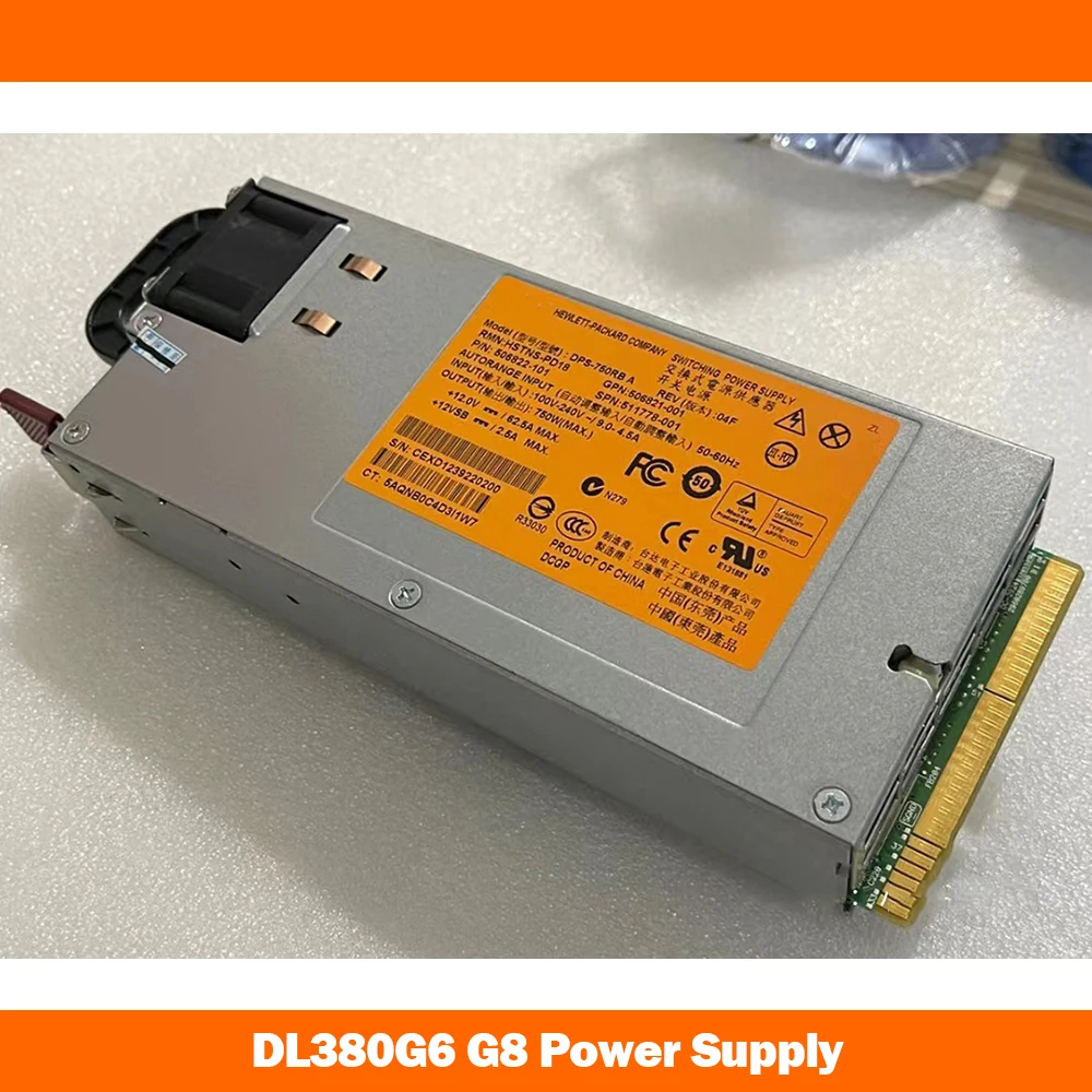 High Quality Desktop Power Supply For DL380G6 G8 DPS-750RB A HSTNS-PD18 506822-101 Fully Tested