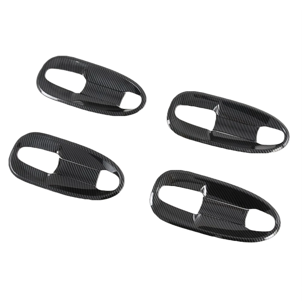 

K-автомобильная дверная ручка внешняя защитная крышка для ручки с мисками для Mercedes Benz Vito V Class V260 W447 2014-2019 стиль из углеродного волокна