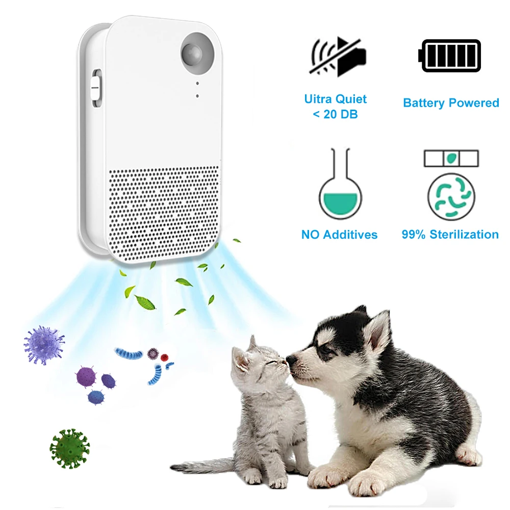 

Electric Odor Remover Cat Dog Intelligent Deodorizer Air Purifier USB Rechargeable Automatic Cleaning Tools for Home Pet Supplie