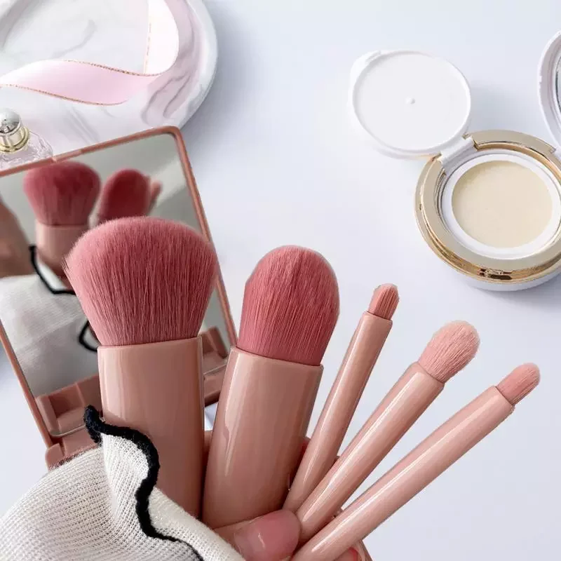 

NEW2023 5pc Makeup Brushes Set Make Up Concealer Blush Cosmetic Powder Brush Eyeshadow Highlighter Foundation Brushes Beauty Too