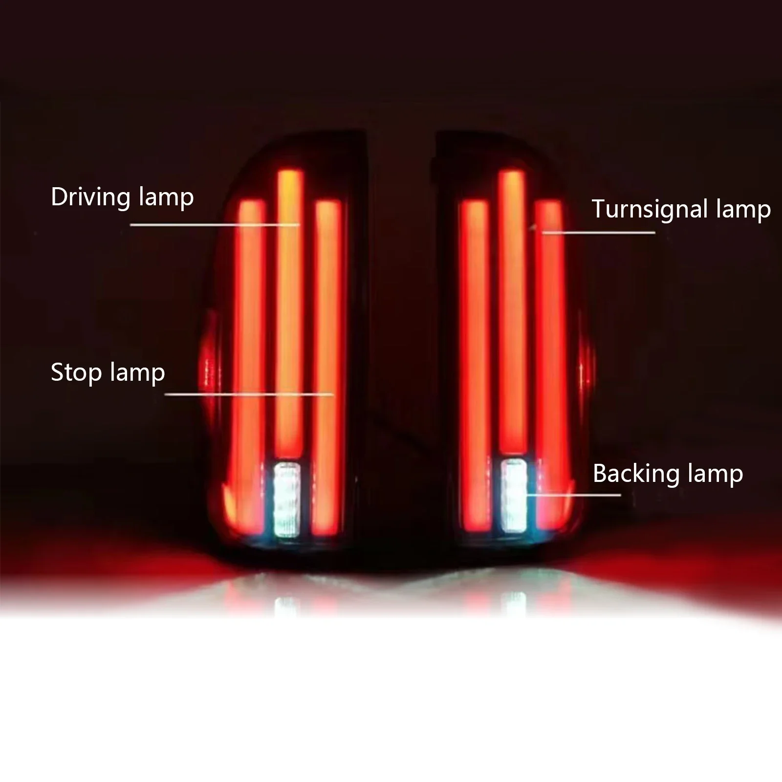 Автомобильные фары движения Tacoma 2005-2015 для Toyota светодиодный сигнал DRL тормозные