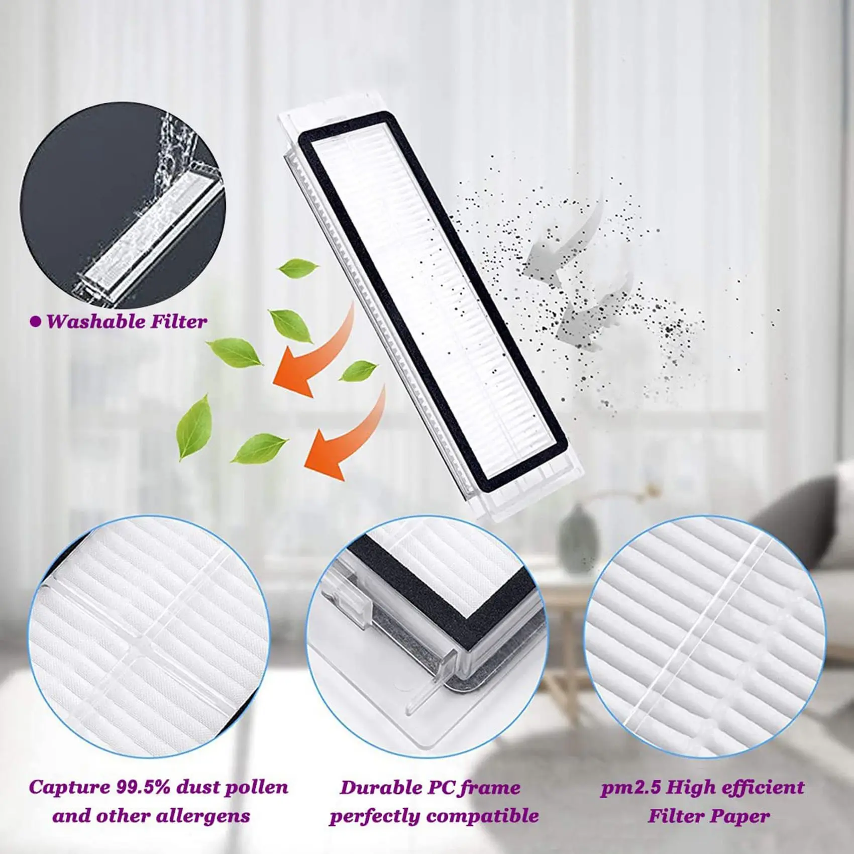 Аксессуары набор запасных частей для пылесоса S5 Max S6 MaxS6 Pure MaxV S50 S51 S55 S60 S65