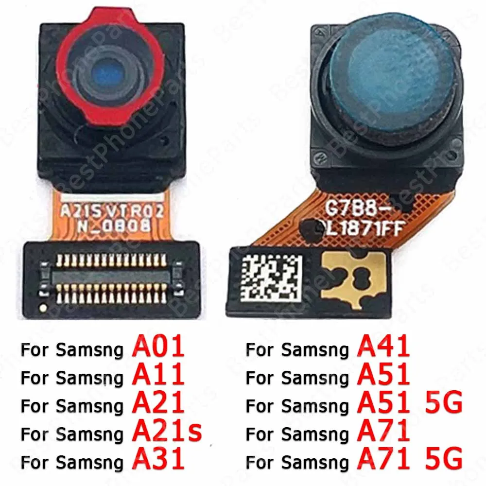 

Original Front Camera For Samsung Galaxy A41 A51 A71 5G A01 A11 A21 A21s A31 Selfie Facing Frontal Camera Module Spare Parts