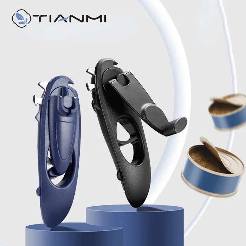 

8 IN 1 Can Opener Multifunctional Kitchen Tools Bottle Jar Opener Quality Cans Beer Lid Opener Kitchen Accessories Gadgets