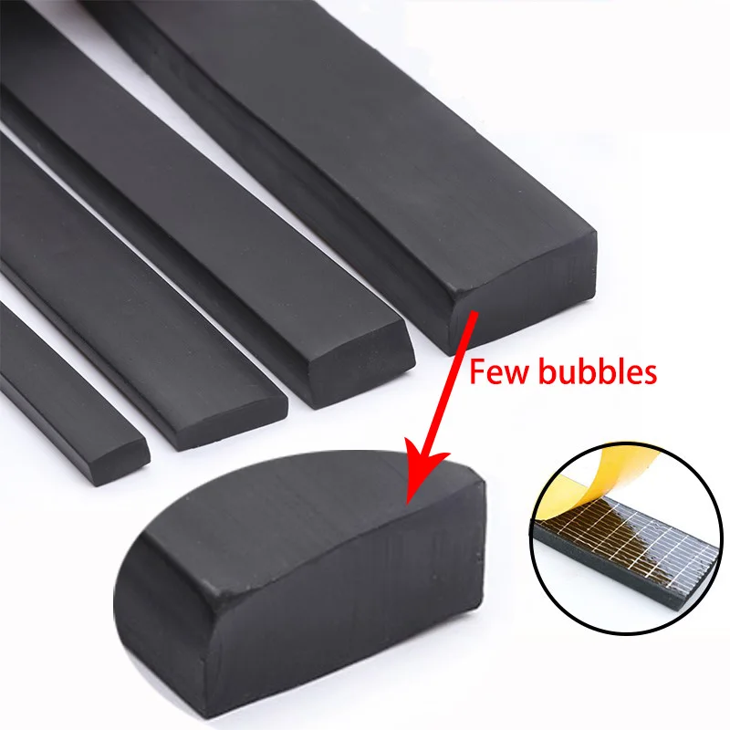 

Резиновая самоклеящаяся уплотнительная лента черная