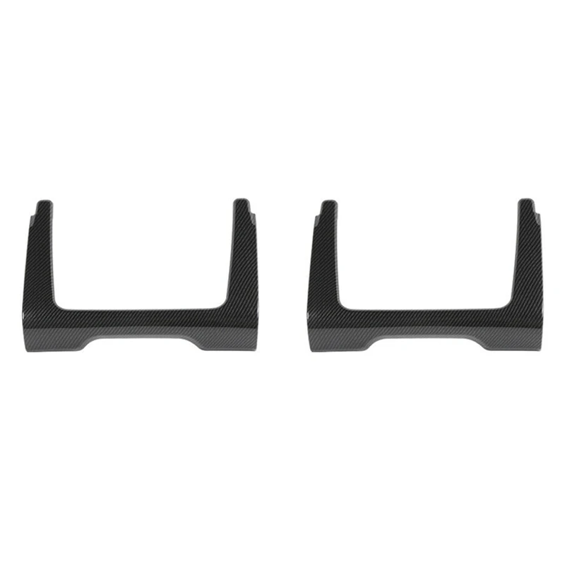 

For Jeep Grand Cherokee 2014-2018 Seat Back Storage Frame Cover Trims Car Styling Accessories 2Pcs