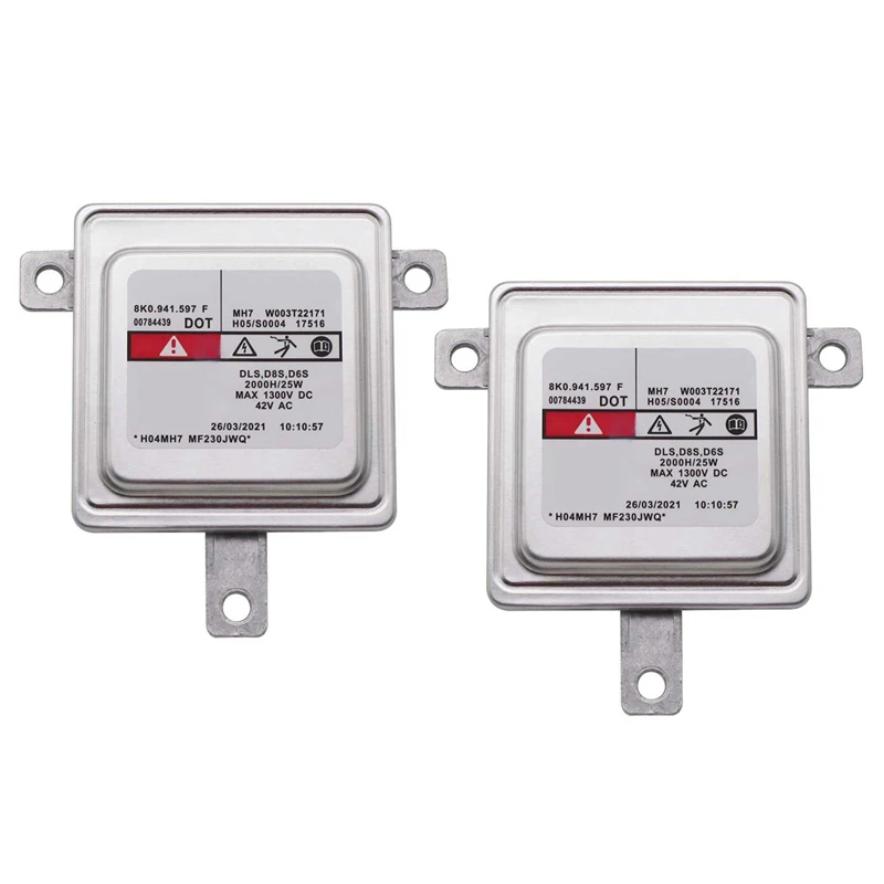 

2X Car D8S Xenon Headlight Ballast Control Unit 8K0941597F For - A1 For Beetle Touareg Amarok