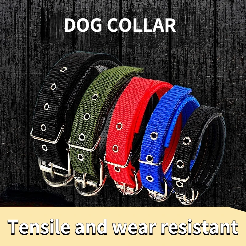 

Собачий ошейник пряжка проволока растяжение и износостойкость индивидуальный Воротник Anti barkдрессировка шлейка питбуль безопасность реме...