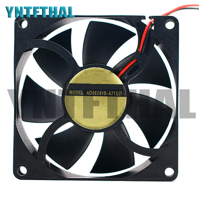Оригинальный AD0824VB-A71GP DC24V 0.38A 80*80*25 мм 8 см высокоскоростной охлаждающий вентилятор