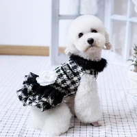 luxury princess dog dress winter dog clothes puppy doggie clothing small dog costume yorkshire poodle schnauzer dog outfit