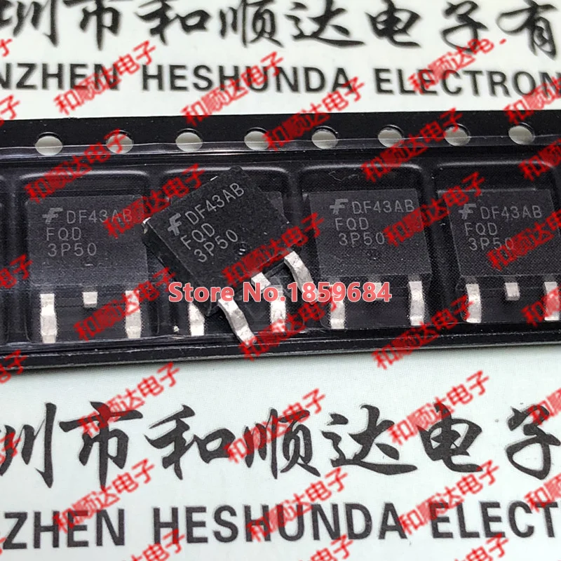 

FQD3P50 TO-252 -500V -2.1A