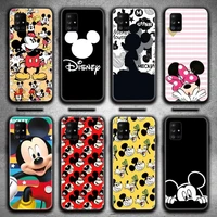 mickey mouse minnie mouse phone case for samsung galaxy a52 a21s a02s a12 a31 a81 a10 a30 a32 a50 a80 a71 a51 5g