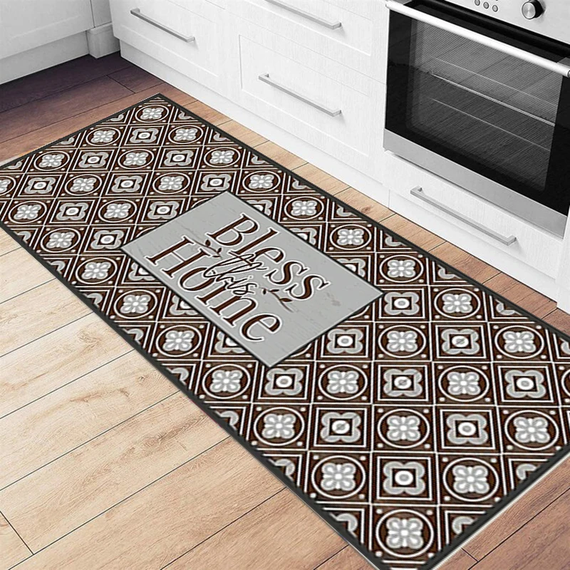 

Bless Home Pattern Carpet Rugs Floor Non-Slip Tapices Kitchen Door Foot Mat Living Room Decoration Home Decor M113
