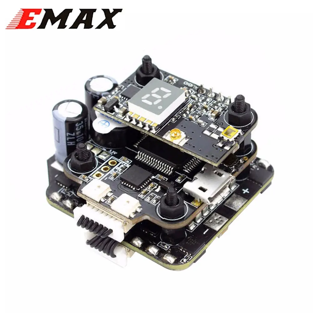 

EMAX Mini Magnum F4 35A Летающая башня 20x20 мм 35A MPU6000 2-6S blheli _ 32 4 в 1 ESC & F4 Контроллер полета OSD & VTX для дрона RC FPV