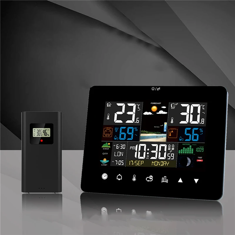 Многофункциональная метеостанция цифровой электронный будильник монитор