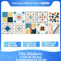 damokoo tile stickers kitchen bathroom wall tile stickers peel and stick on tile transfers covers decals self adhesive