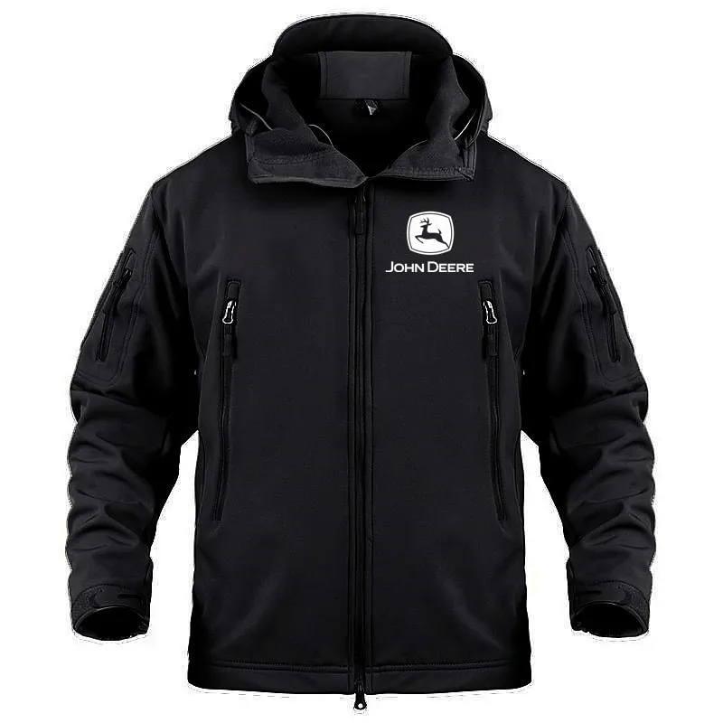 

2023 Multiple Pockets Waterproof SoftShell New Tactics Jackets for Men Outdoor Military Fleece Warm SoftShell Man Coat Jackets