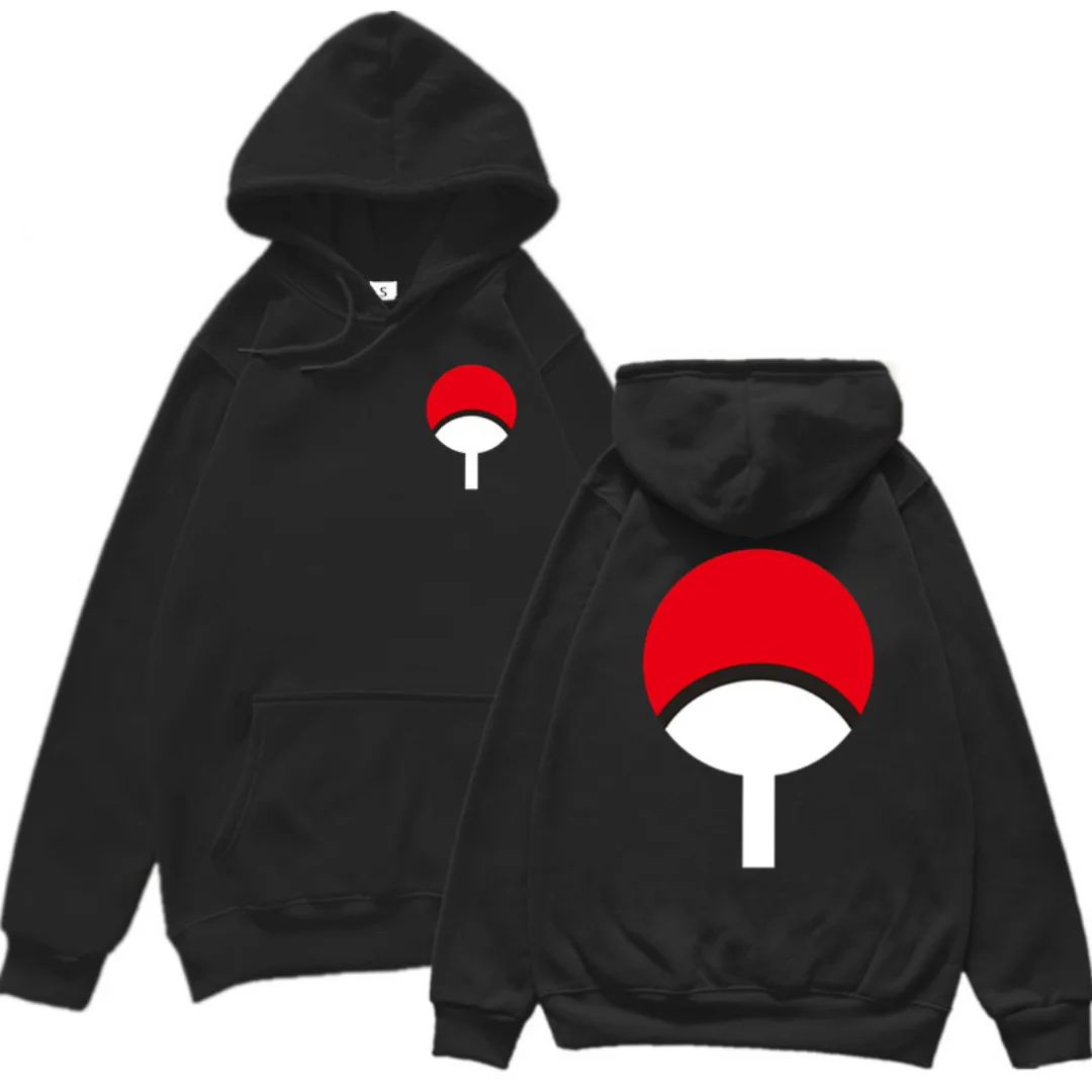 

2023 Naruto Fleece Hoodie Japanese Anime Mingyue Member Hoodie Hip Hop Pullover Sweatshirt Itachi Obito Large Size Hoodie Unisex