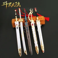 doula continent anime figure weapon figurine tangsan zinc alloy sword model toys demon slayer keychain collection for gift