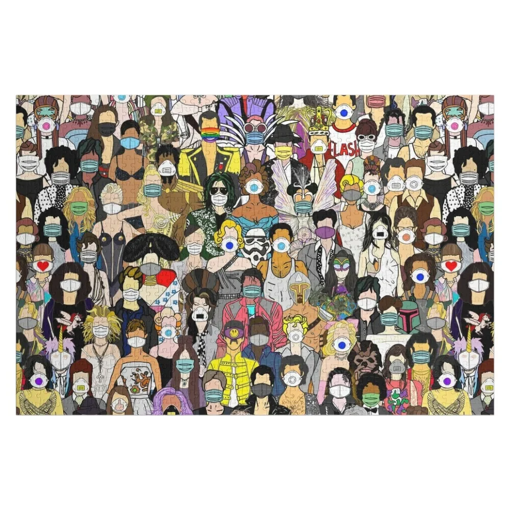 Маска для лица головоломка вечеринки персонализированная детей