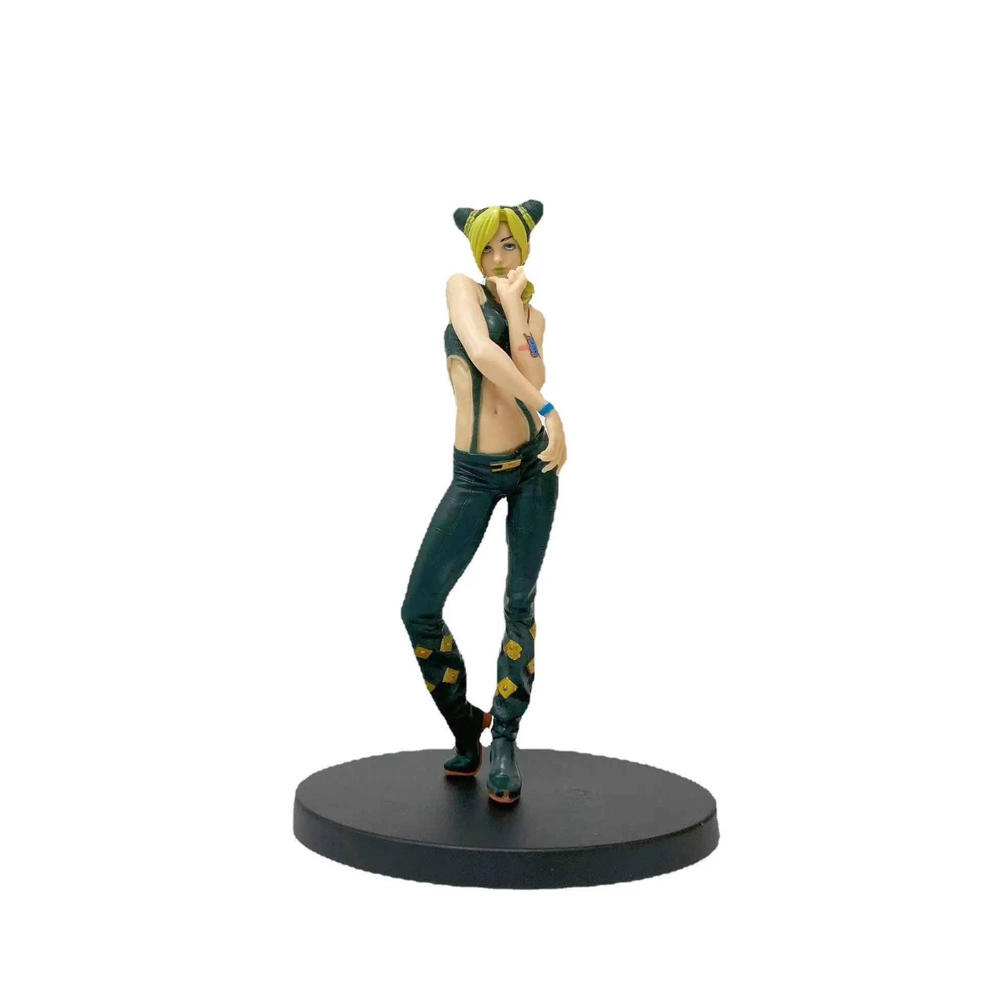 

17cm Jojo Bizarre Adventure Anime Figures Stone Ocean Jolyne Cujoh Action Figurine PVC Model Toys Collectible Figuras Kids Gifts