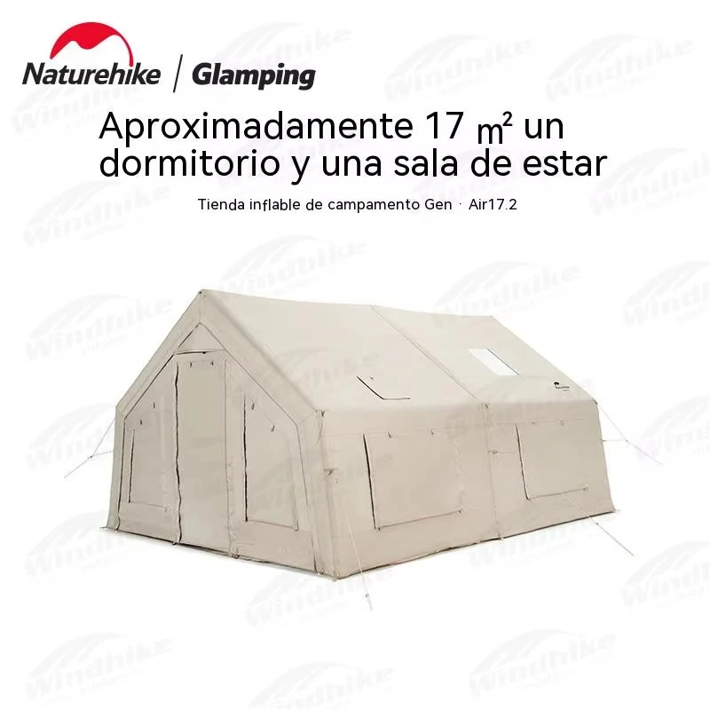 Naturehike Glamping Роскошная палатка для лагеря 17 2 большое пространство полиэстер 600D 1