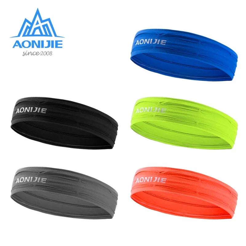 

AONIJIE E4086 Workout Headband Non-slip Sweatband Wrist Band Soft Stretchy Bandana Running Yoga Gym Fitness Running