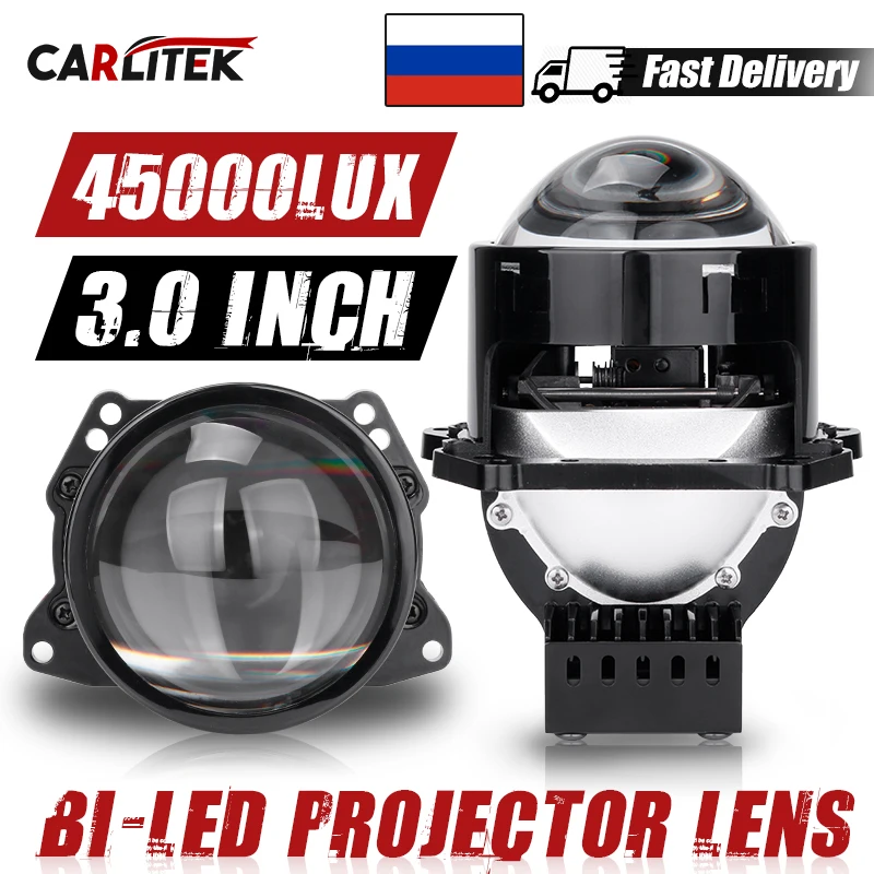 2PCS 3 Inch Bi LED Projector Headlights Lenses For Hella 3R G5 LED Lights Projector 160W 45000LM Diode Headlamp Car Accessories