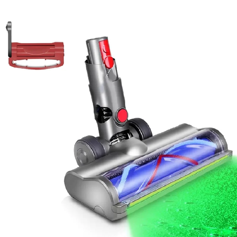 Фото A25F-V12/10 Detect Тонкая цифровая чистящая головка, замена головки Dyson с зеленым светодиодом для ковров №1