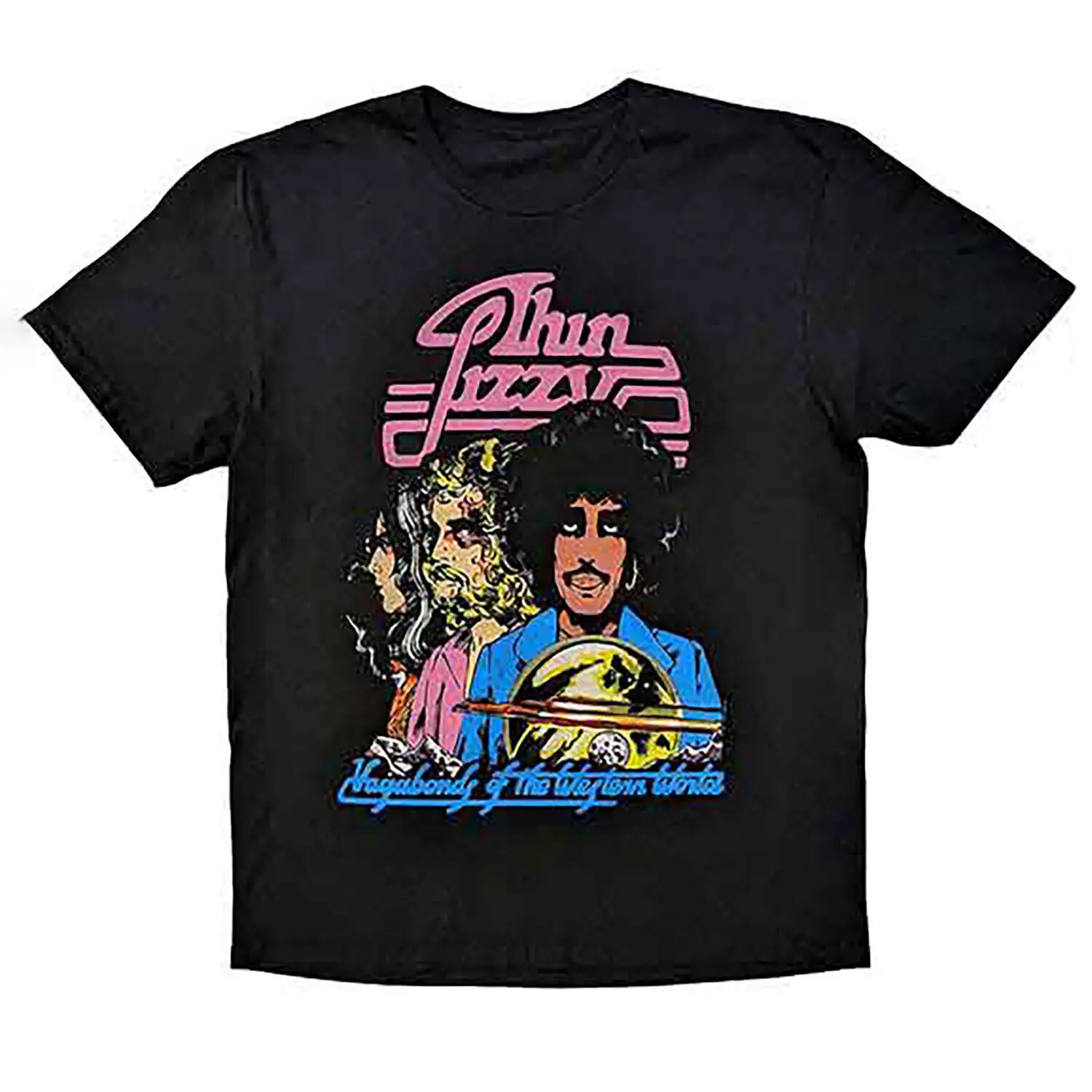 Мужская Тонкая футболка с изображением Лизи из западного мира черный средний