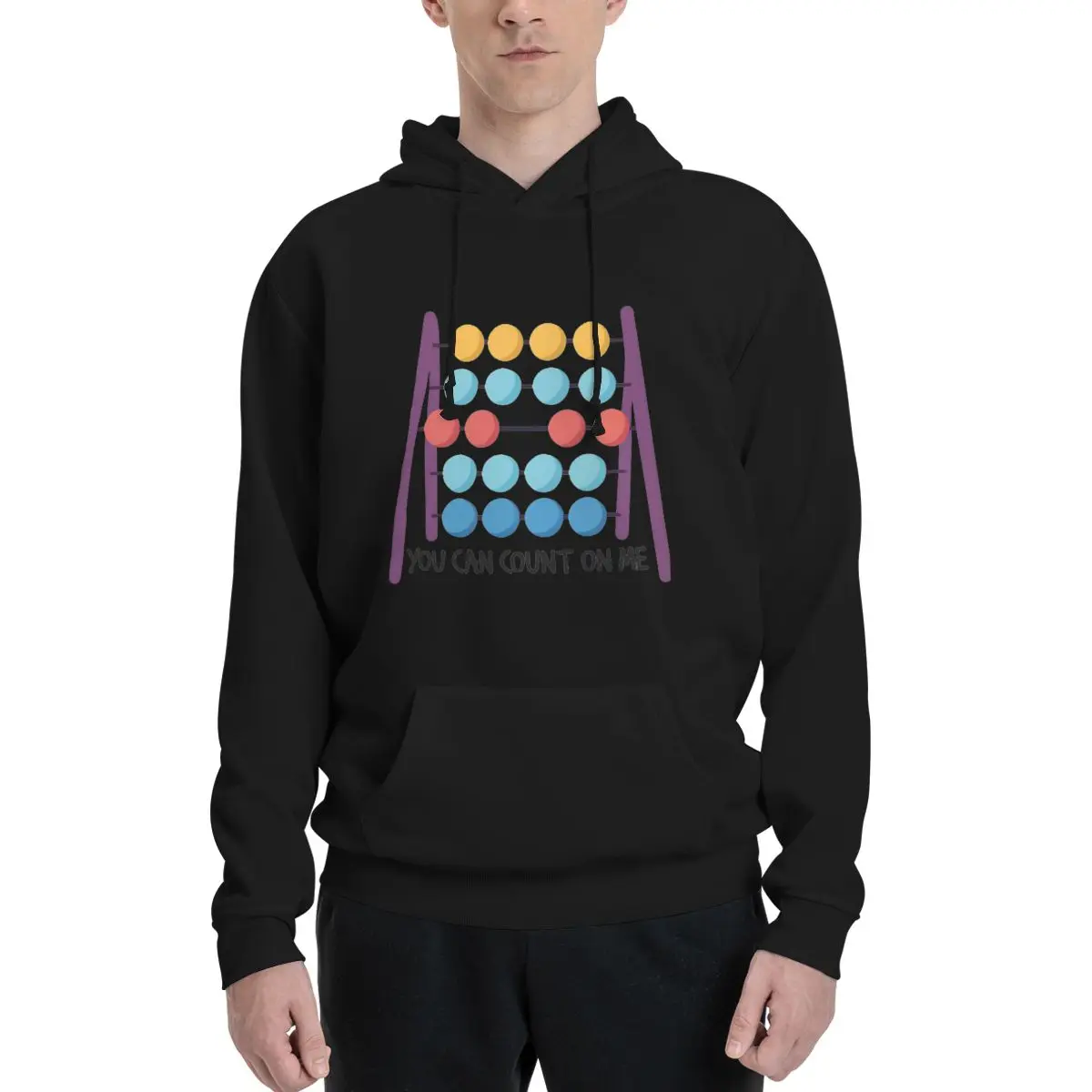 

You Can Count On Me Polyester Hoodie Men's Women's Sweater Size XXS-3XL