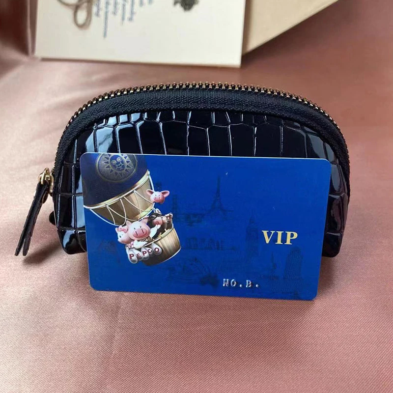 New Mini Women's Wallet Crocodile Pattern Short Zipper Wrist Small Coin Bag Fashion Pu Leather Ladies Card Holder Coin Purse