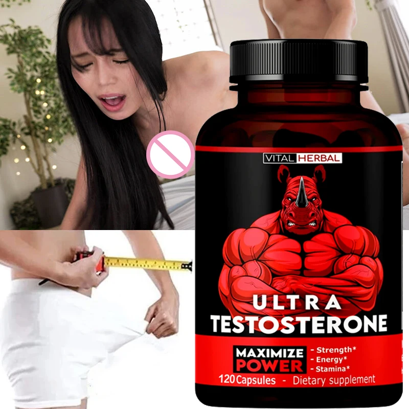 Strongest Testosterone Booster - Increase Strength, Stamina, Energy - Endurance Test Booster, Muscle Growth