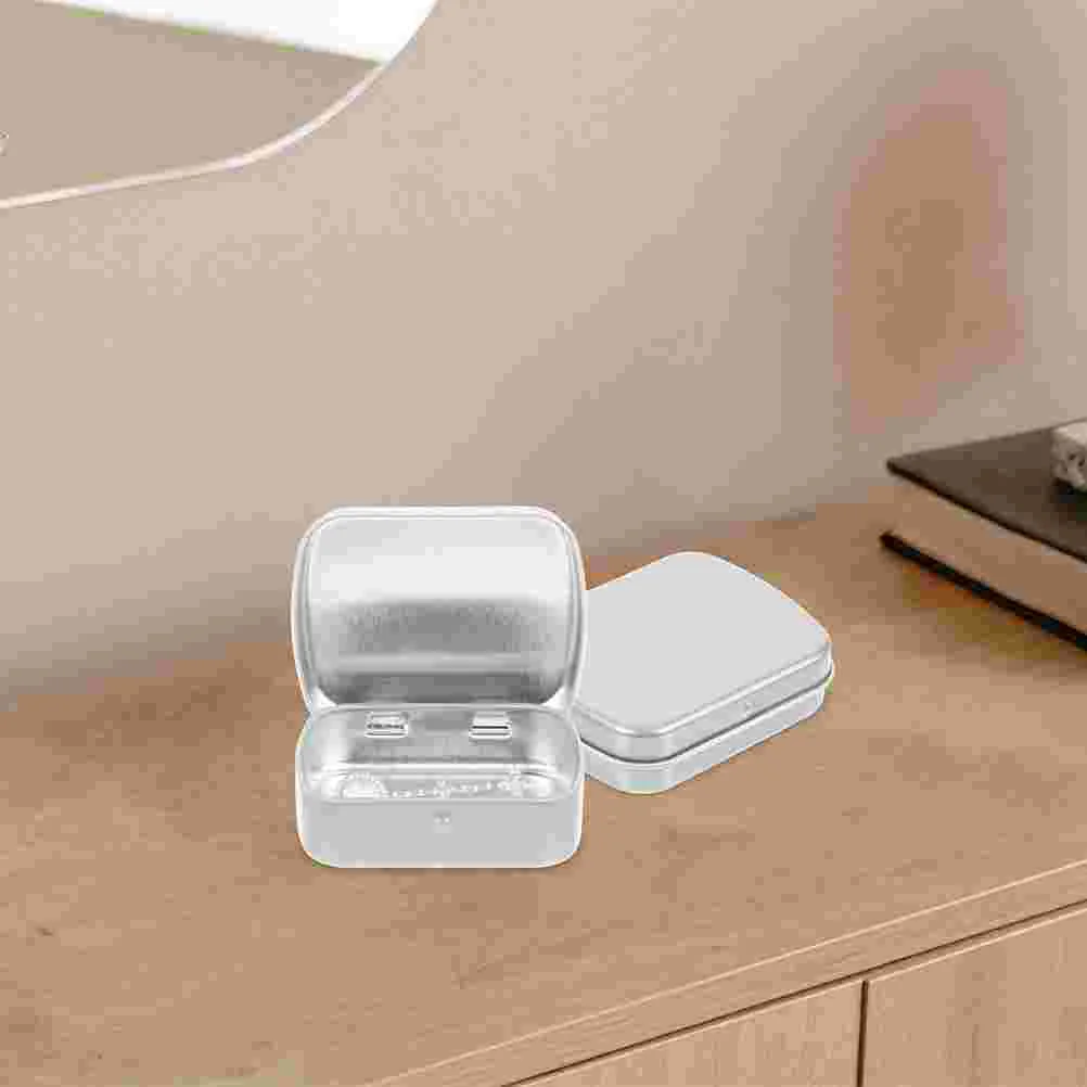 

Tin Box Small Tinplate Container Iron Candy Cans Trinket Containers Tea Leaves Portable Ornament